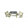 Table et banc ardoise et bois - Mobilier pour enfants - Mobilier scolaire