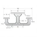 Dimensions table pique-nique collectivité