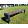 Banc en plastique recyclé - Banc de ville - Banc urbain