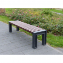 Banc urbain - Banc de ville en plastique recyclé - Banc de rue