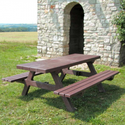 Table de picnic en recycké