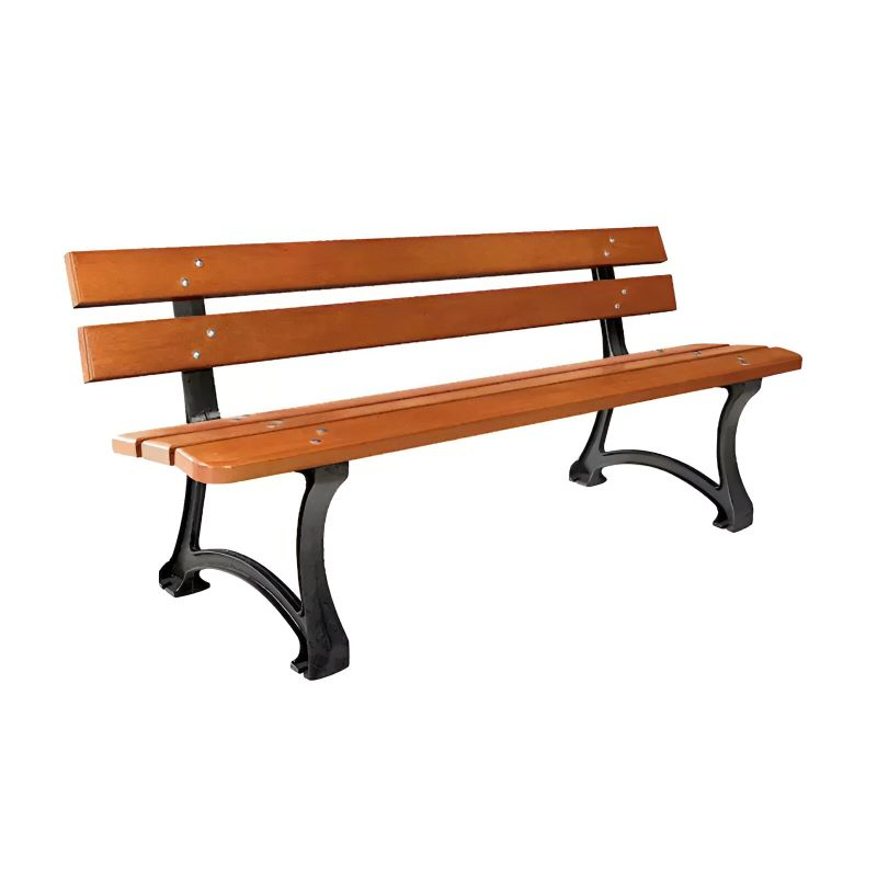 Banc public en bois et fonte Colisée