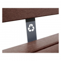 Banc collectivité - Banc en plastique recyclé - Banc public