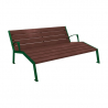 Banc urbain design - Banc public - Banc plastique recyclé