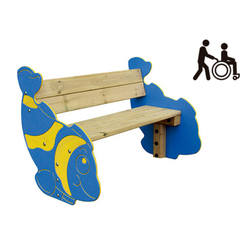 Banc en bois - Banc maternelle - Banc ludique