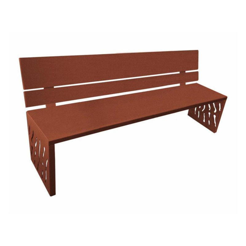 Banc de ville - Banc acier - Banc urbain