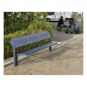 Banc urbain - Banc public métal - Banc collectivité